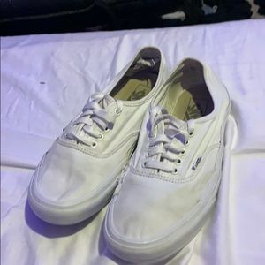White Vans size 9.5 men’s
